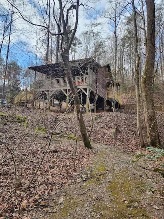 Cozy Cabin: River View With Hot Tub Dahlonega Luaran gambar